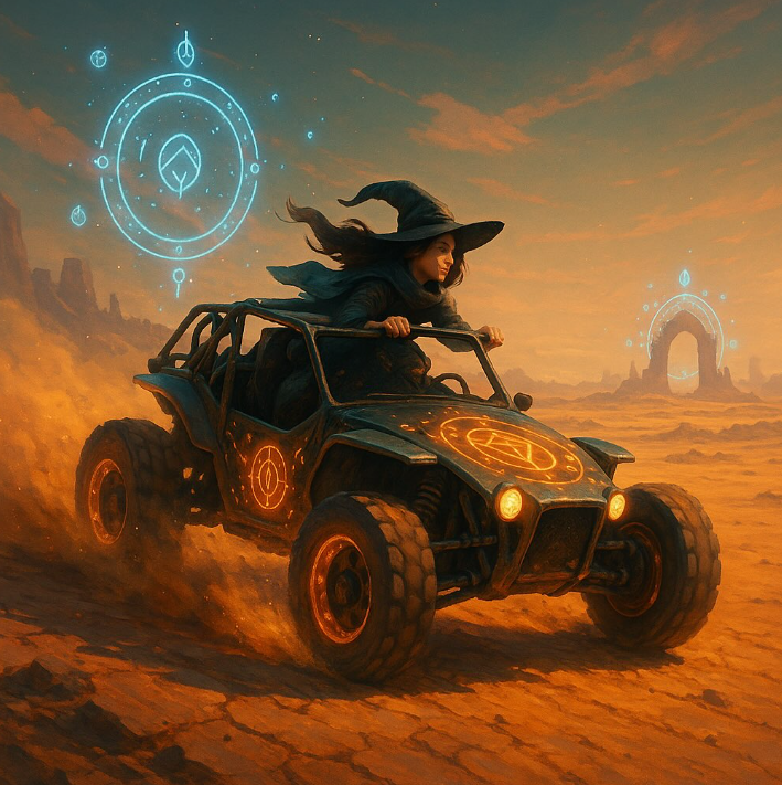 Drive Fast, Curse Harder: The Origin of the Hex Prix Chronicles